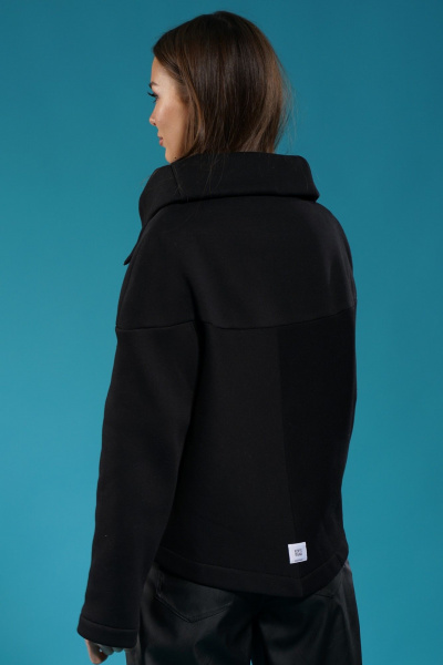 Кардиган с прорезным карманом, широким воротником и удлинением спинки Kivviwear 4154.04 - фото 14