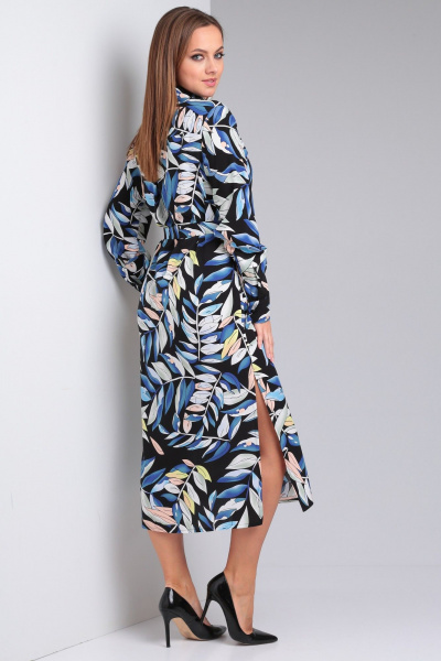 Платье-рубашка с карманами и разрезами Your size 2217 - фото 2