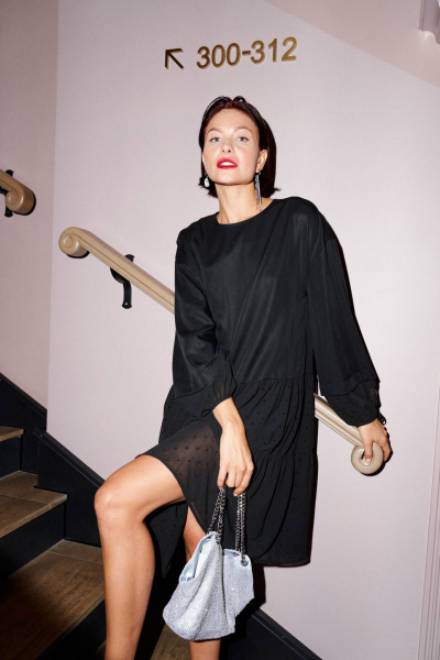 Платье Lokka 1267 черный - фото 1