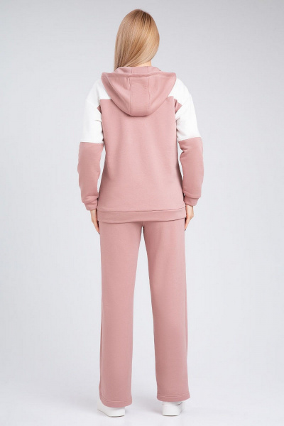 Демисезонный спортивный костюм из трикотажа IVARI 61302/1 розовый - фото 5