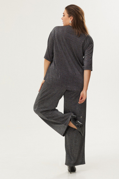 Блуза BegiModa 4080 серебро - фото 7