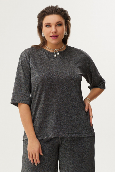 Блуза BegiModa 4080 серебро - фото 1