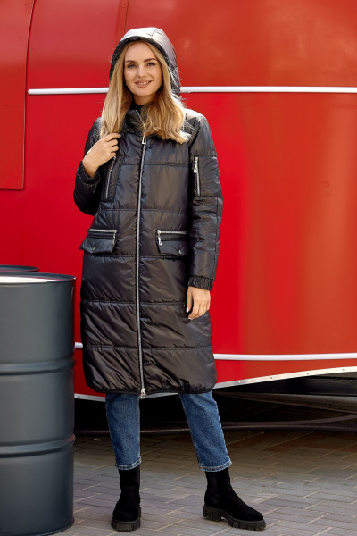 Зимнее пальто из плащёвой ткани на утеплителе Azzara 3115 - фото 3