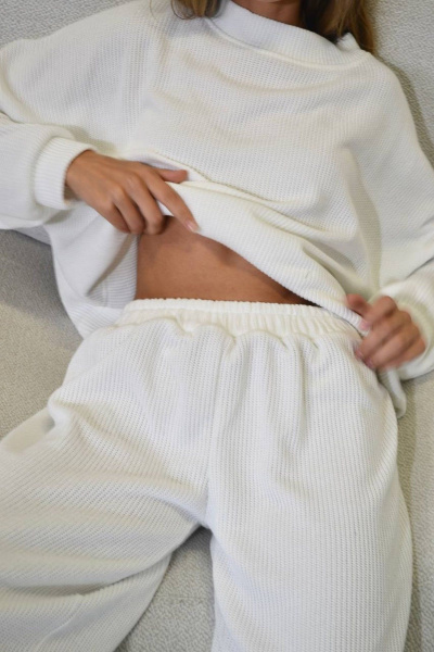 Брюки, джемпер Skipper Design 909 белый - фото 4