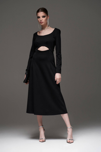 Прилегающее платье с V-образным вырезом и вырезами MilMil 1078 Марокко - фото 1