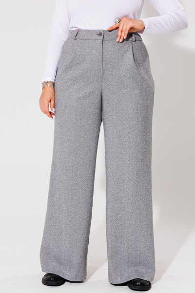 Брюки с шерстью и классическим прямым кроем Anelli 1400.1 - фото 4