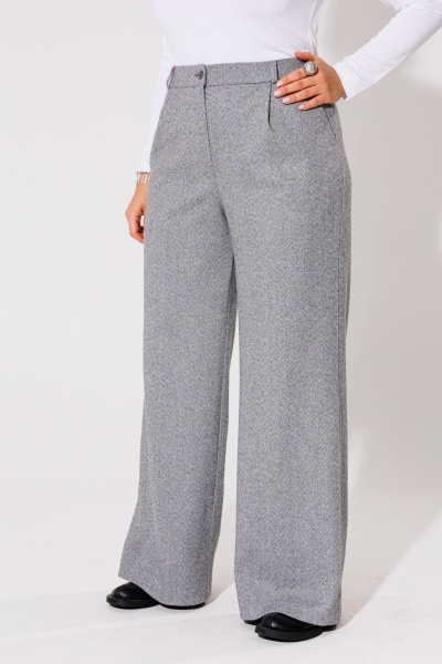 Брюки с шерстью и классическим прямым кроем Anelli 1400.1 - фото 1