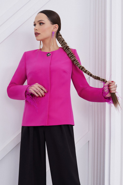 Костюм брючный с жакетом и эластичными брюками Lissana 4840 - фото 2