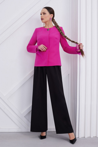 Костюм брючный с жакетом и эластичными брюками Lissana 4840 - фото 1