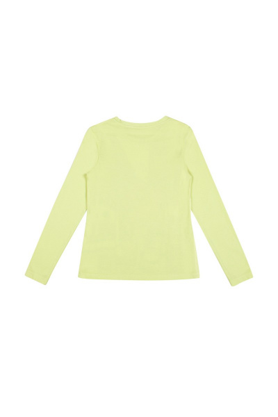 Лонгслив для девочки из трикотажа с ярким принтом Bell Bimbo 170212 лайм - фото 2