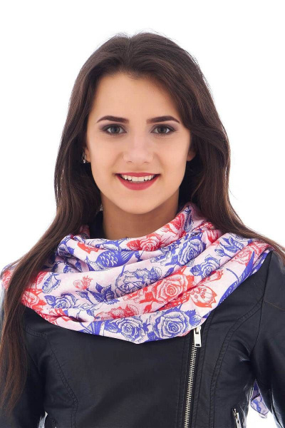 Круглогодичный розовый шейный платок 46x170 см TrendCorner 1-15-18-155 914 - фото 1