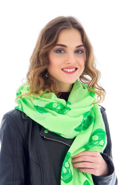 шарф демисезонный текстильный для повседневных образов TrendCorner 3-1-1-1 2 - фото 1