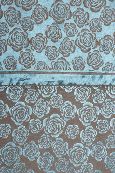 Круглогодичная шаль 'ЧИСИЛЬ', голубая-коричневая, 100х100 TrendCorner 7-20-37-388 70 - фото 2