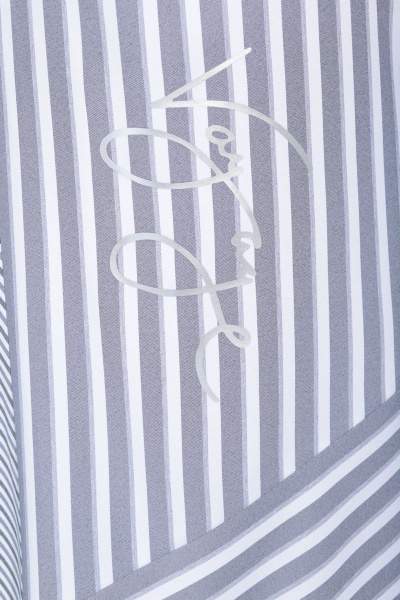 Платье Karina deLux B-287 серо-белый - фото 3