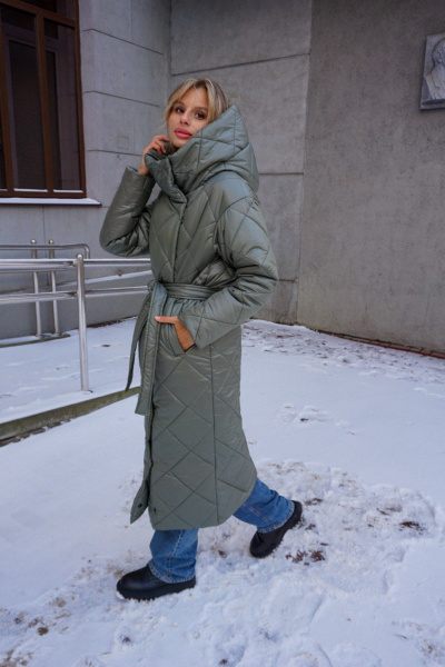 Пальто Skipper Design 128 оливка - фото 2