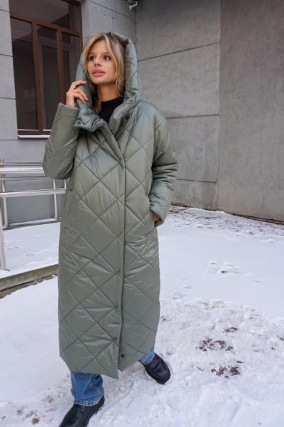 Пальто Skipper Design 128 оливка - фото 1