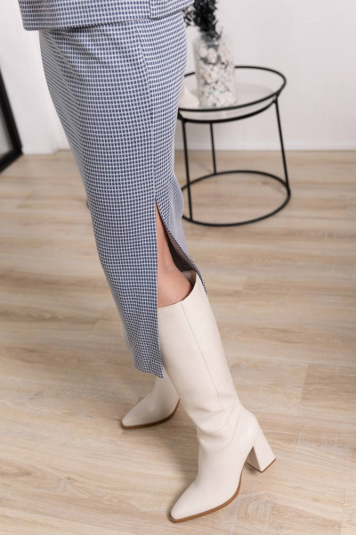 Блуза, юбка Daloria 9163 деним - фото 9