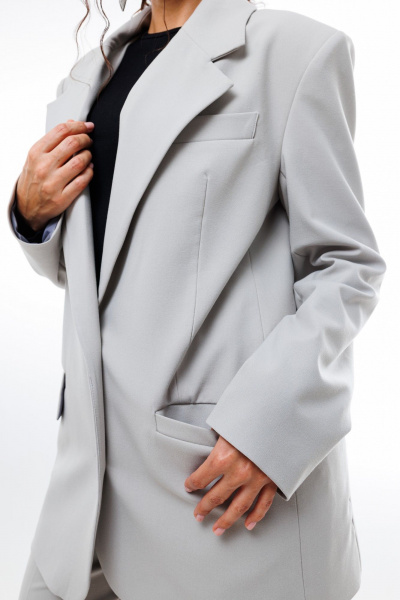 Жакет ANIDEN 11-2 серый - фото 5