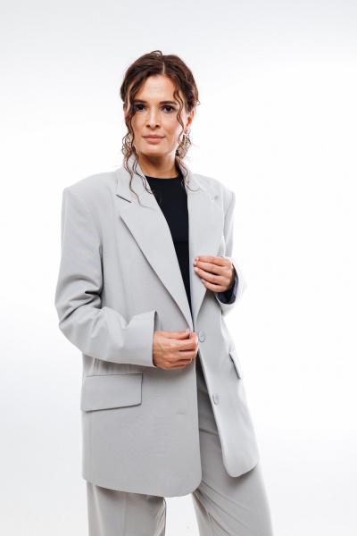 Жакет ANIDEN 11-2 серый - фото 2