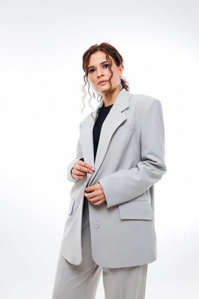 Жакет ANIDEN 11-2 серый - фото 4