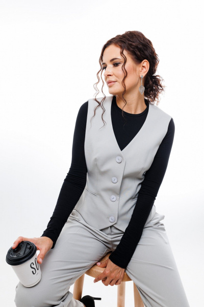 Жилет ANIDEN 61-2 серый - фото 3