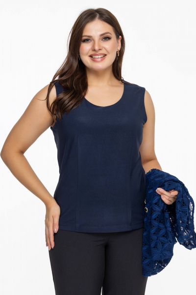 Топ Avila 0951 синий - фото 1