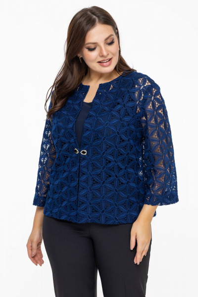 Жакет Avila 0952 синий - фото 7