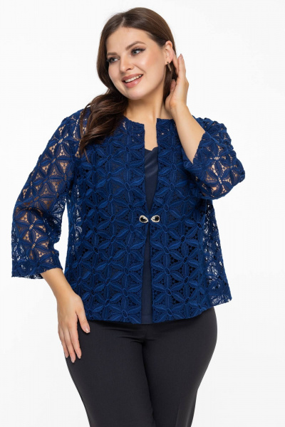 Жакет Avila 0952 синий - фото 6