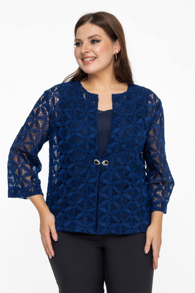 Жакет Avila 0952 синий - фото 4