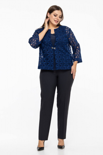 Жакет Avila 0952 синий - фото 3