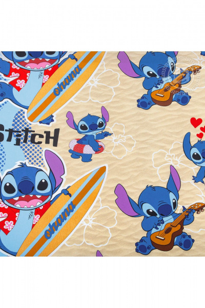 Комплект постельного белья поплин из хлопка голубой желтый АРТПОСТЕЛЬ 912 алоха - фото 6