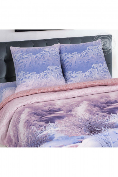 Комплект постельного белья из поплина с карманами АРТПОСТЕЛЬ 914 морозное_утро - фото 2