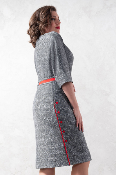 Тёплое трикотажное платье полуприлегающего силуэта Avanti 1613 - фото 4