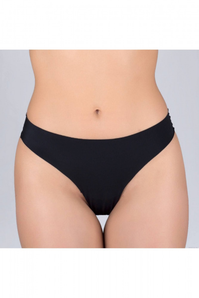 Трусы из трикотажа классические для ежедневного использования Verally 1129-1 черный - фото 1