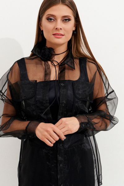 Блуза Ketty К-13340 черный - фото 2