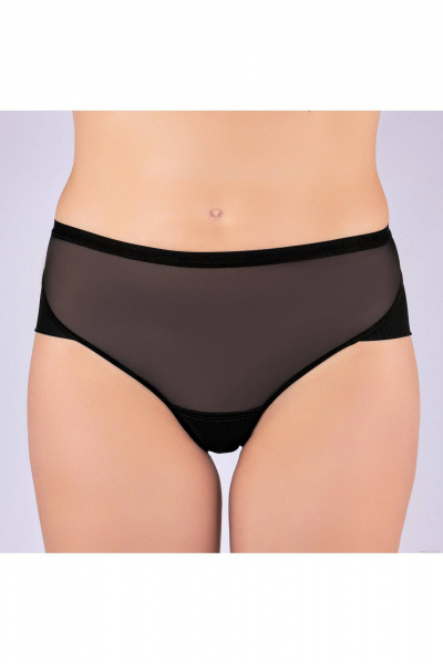 Черные трусы на каждый день без дополнительной отделки Verally 1171-1 черный - фото 1