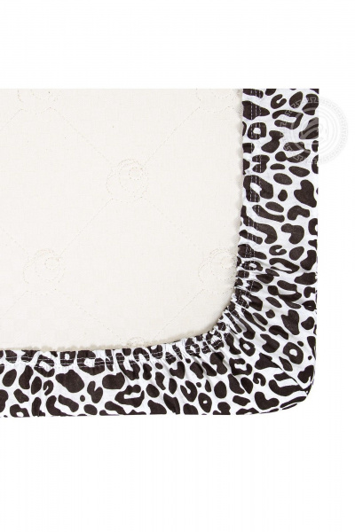 Простыня на резинке хлопок трикотаж 120х200 см АРТПОСТЕЛЬ 252 ягуар - фото 3