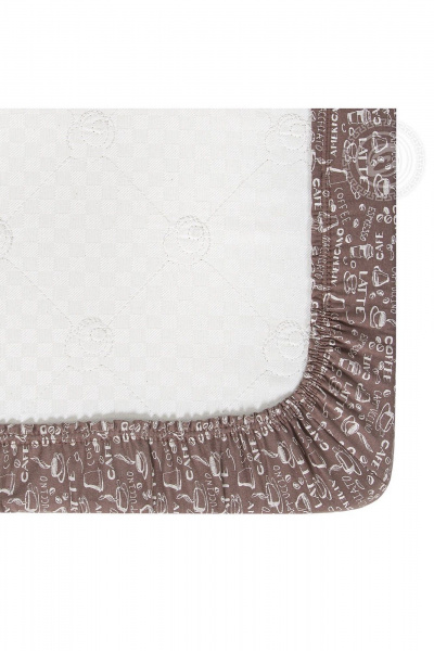 Простыня на резинке АРТПОСТЕЛЬ 253 эспрессо_темный - фото 4