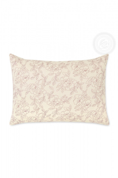 Наволочка АРТПОСТЕЛЬ 257 цветы_бежевые - фото 1