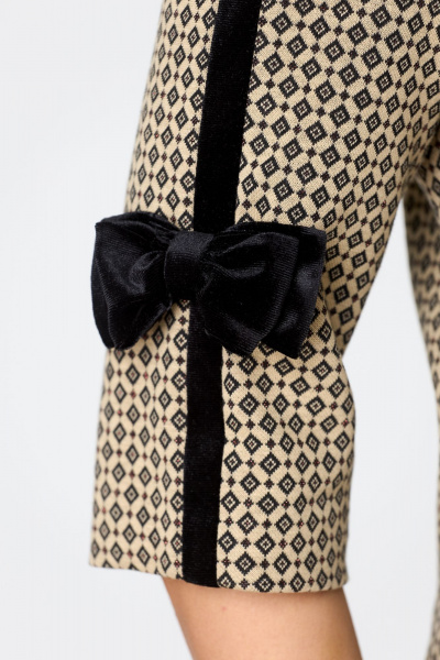 Блуза и юбка демисезонные в нейтральных оттенках DaLi 5307к беж - фото 3