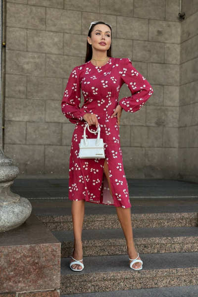 Платье из вискозы средняя длина на каждый день La Stella SL22-2-11 - фото 3