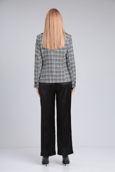 Демисезонный костюм из текстиля: жакет и брюки Takka Plus 23-213 - фото 10