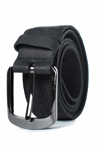 Ремень из натуральной кожи, классический стиль, черный Galanteya 30623.23с1123к45 2р черный - фото 2