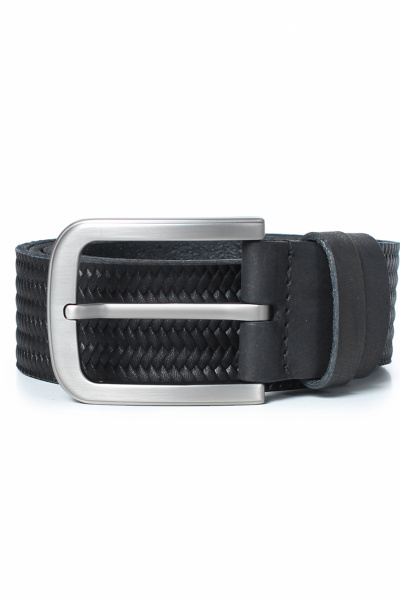 Ремень из натуральной кожи, классический стиль, черный Galanteya 30723.23с1124к45 2р черный - фото 1