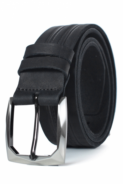 Ремень из натуральной кожи, классический дизайн, черный Galanteya 33423.23с1206к45 3р черный - фото 2