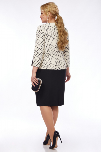 Демисезонный комплект из трикотажа с контрастными деталями БагираАнТа 915 - фото 3