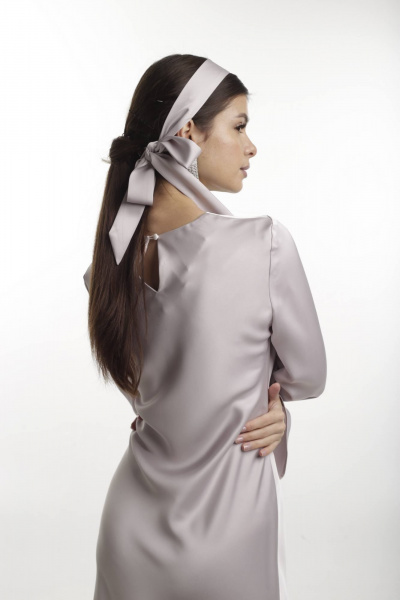 Платье Kiwi 5001 светло-серый - фото 5