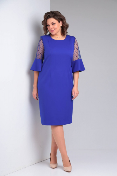 Платье Vilena 937 василек - фото 8