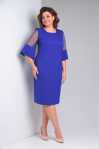 Платье Vilena 937 василек - фото 3