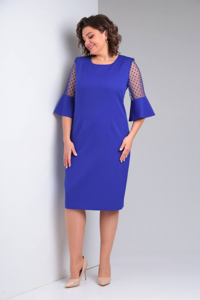 Платье Vilena 937 василек - фото 2
